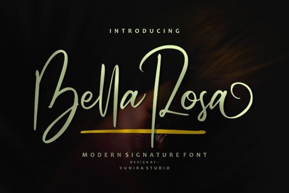Bella Rosa Font for Handmade Creations