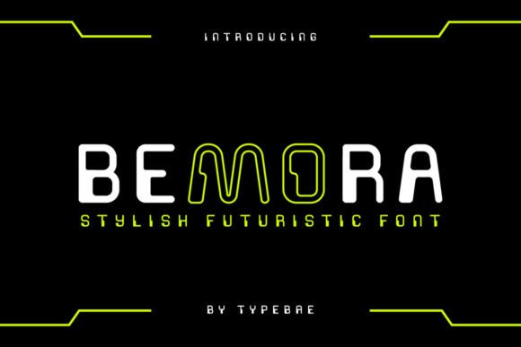 Bemora: A Futuristic Display Font for Modern Web Design