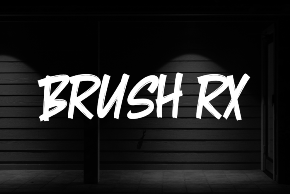 Brush Rx Font for Editorial Design and Content Creation