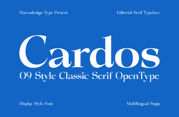 Cardos: A Serif Font That Elevates Branding
