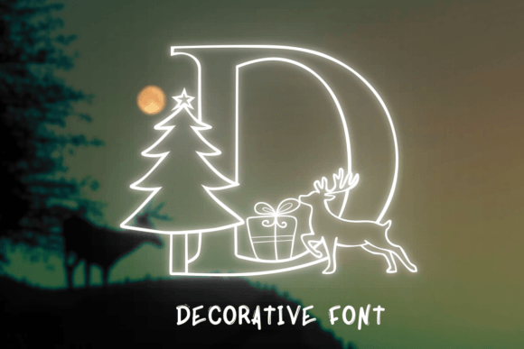 Chrismas Deer Font for a Festive Brand Upgrade