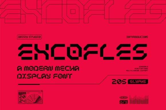 Excofles: A Bold Typeface for Modern Editorial Design