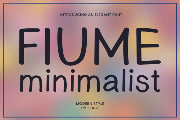 Fiume Minimalist for Professional Branding