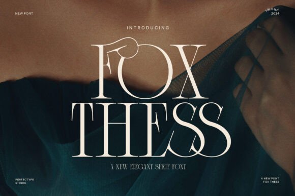 Fox Thess Serif Font for Editorial Design