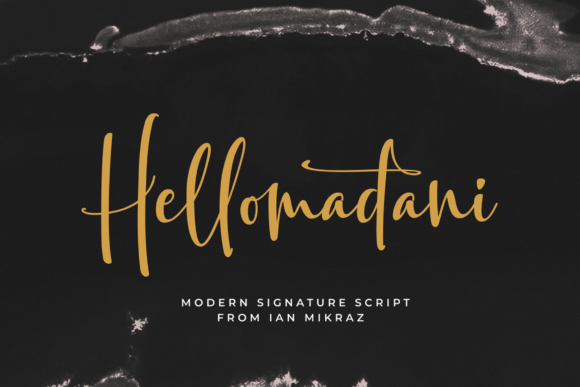 Hellomadani - A Modern Signature Script for Crafters