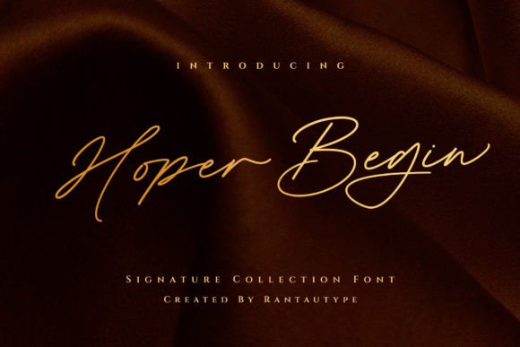 Hoper Begin Font for Professional Web Design