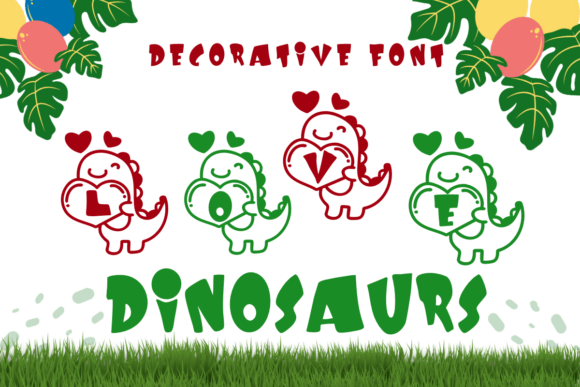 Love Dinosaurs Font for Creative Projects