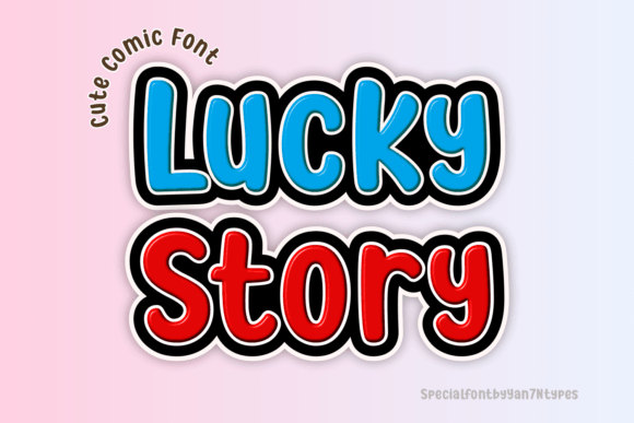 Lucky Story Font for Modern Web Design