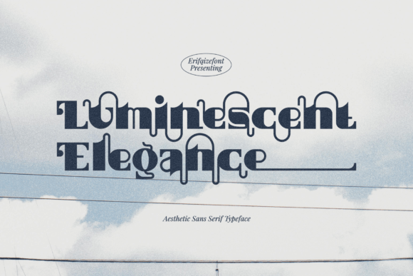 Luminescent Elegance: A Modern Serif Font for Editorial Design