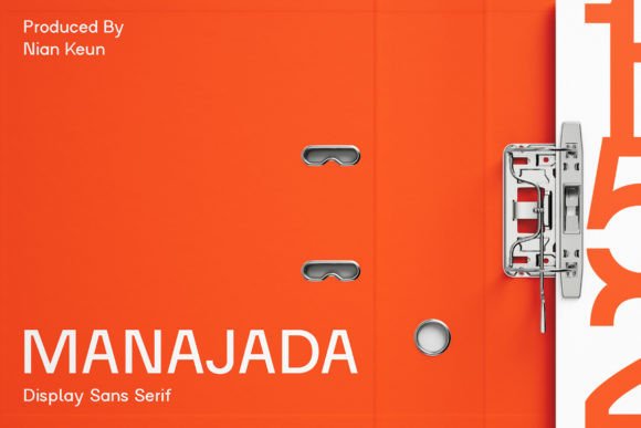 Manajada: A Modern Sans Serif Font for Web Design