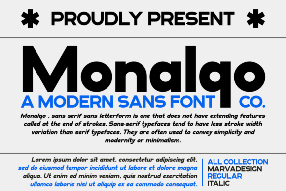 Monalqo: The Modern Sans Serif Font That Elevates Campaign Design