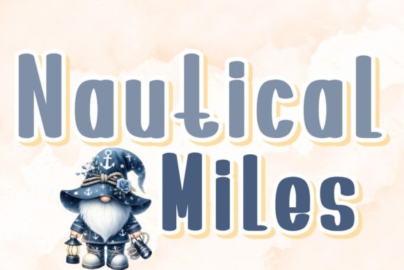 Nautical Miles Font Review for Design Projects