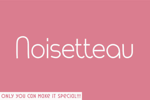 Noisetteau Handwritten Sans Serif Font