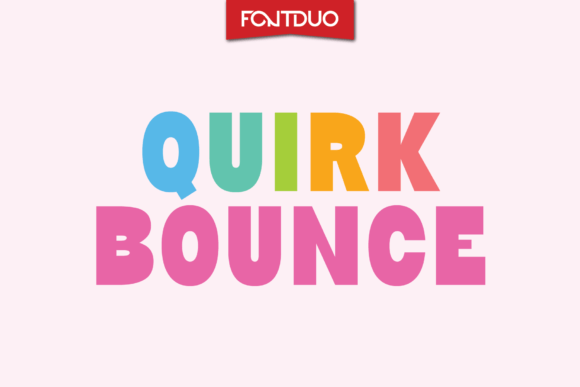 Quirk Bounce: A Bold Sans Serif for Modern Web Design