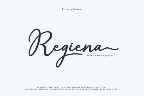 Regiena: A Script Font That Elevates Handmade Creations