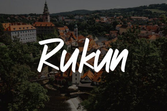 Rukun: A Versatile Font for Modern Branding