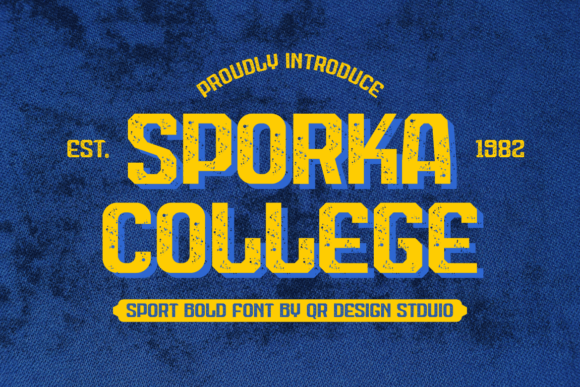Sporka College: A Stylish Font for Modern Branding