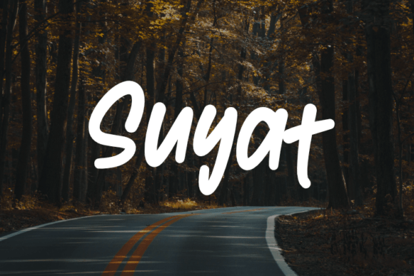 Suyat Script Font Review for Design Projects