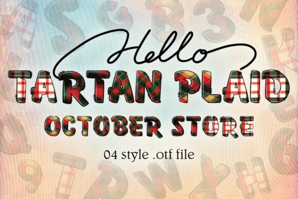 Tartan Plaid: A Festive Font for Seasonal Campaigns