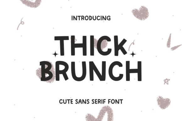 Thick Brunch: The Playful Font That Elevates Campaign Design