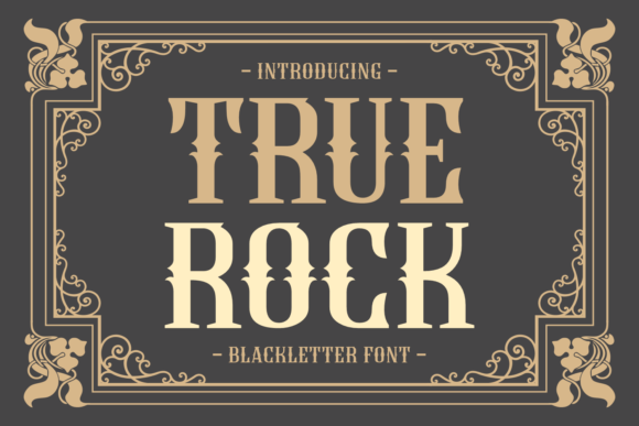 True Rock: A Bold Typeface for Modern Campaigns