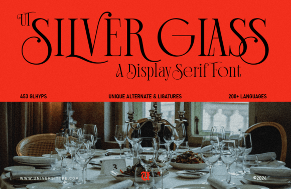 Ut Silver Glass for Campaign Design