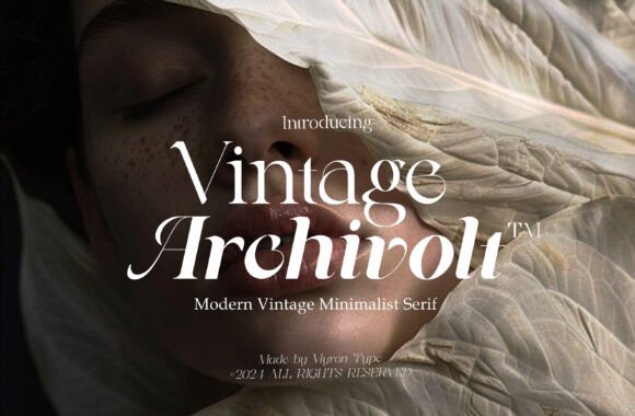 Vintage Archivolt: A Timeless Serif Font for Branding