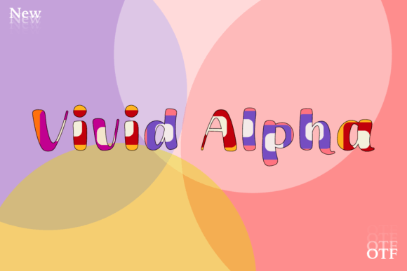 Vivid Alpha Font for Handmade Creations